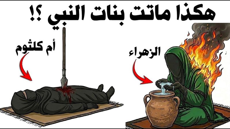 كيف ماتت بنات النبي